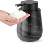 Modern Glass Marble Foam Hand Soap Dispenser,Black Soap Dispenser by NEWHENGS