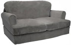 CUCRAF T Cushion Sofa Cover 3 Piece Loveseat Slipcovers, Soft Thick Velvet - Image 9