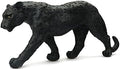 Cheetah Statue Black Panther Leopard Resin Big Cat Sculpture Modern Home Decor Realistic Leopard Sculpture Gift for Home Office Table Top Desktop Decoration 15.5" L X 6.9" H by POLYDUKE