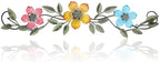 Wesiti Metal Flower Wall Art Decor Vintage Wrought Scroll, Bright Color by Wesiti