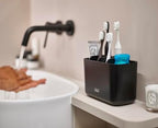 Joseph Joseph Easy-Store - Toothbrush Holder Caddy, Bathroom Storage, Large, Matt Black - Image 5