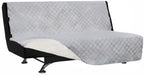 Easy-Going Reversible Couch Cover, Large Futon Sofa, Light Gray/Ivory | Machine - Image 10