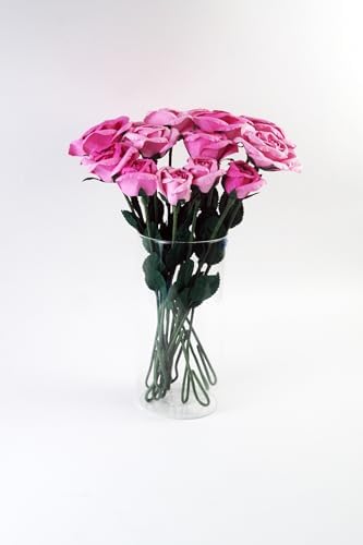 Handmade Paper Rose Bouquet with Delicate Pink Artificial Flowers Long-Lasting Decorative Floral Arrangement Sustainable Gift for Any Occasion - Image 3