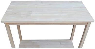 IC International Concepts, Portman Accent Table, Solid Real Wood, Sturdy - Image 9