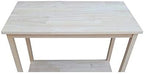 IC International Concepts, Portman Accent Table, Solid Real Wood, Sturdy - Image 9