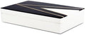 Handicrafts Home Black Large Photo Memory Storage Box with Lid,12x6x2 In by HandicraftsHome