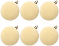 4IN Velvet Ornaments for Christmas Tree,6PCS Large Christmas Ornament Set by Senjie