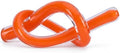 LCCCK Orange Abstract Glass Knot Sculpture, Hand Blown Glass Decor for Coffee Table TV Cabinet, Shelf or Mantel Accent, Modern Knot Art for Coastal Living Room Tabletop Knick Knacks by LCCCK