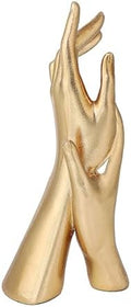 Golden Hands Sculpture Resin Statues Home Decor (Golden Hands) by Zonlulizs