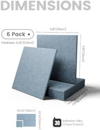 Fluxynara Felt Bulletin Board & Cork Board Alternative 48'' x 36'' - Image 2