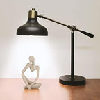 Sandstone Resin Thinker Statue Style Abstract Sculpture, Sandstone, Left - Image 3