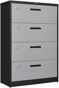 Letaya 4 Drawer Lateral Metal Filing Cabinet by LetayaMetalCabinets