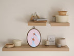 Whimsical Pink Stripe Goose Art, Cottage Core Oval Wall Decor, Waterproof - Image 4
