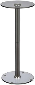 mDesign Glass Top Side/End Drink Table by mDesign
