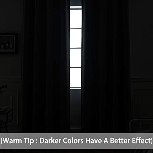 Yakamok Mustard Yellow Room Darkening Curtains 84 inch Sliding Door Drapes | 1 - Image 3