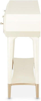 MICHAEL AMINI La Rachelle 3 Drawer Console Table in Champagne Ivory - Image 6