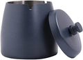 Ashtray with Lid for Cigarette, Stainless Steel Smokeless Odorless Windproof Ashtrays for Home Office Tabletop Outside Patio Outdoor Balcony(3.54''x2.8''x3.38'') by INONE