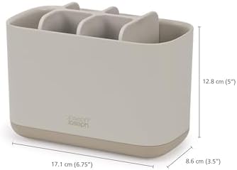 Joseph Joseph EasyStore Matte Finish Large Toothbrush Caddy Small - Image 2