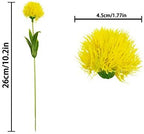 Uieke 10 Pcs Dandelion Artificial Flowers Yellow Flowers Fake Plants Flower Bouquet Plastic Flowers for Home DIY Decoration Wedding Decor - Image 7