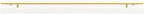 WOPITUES Floating Shelves with Gold Metal Guardrail, Shelves - Image 4