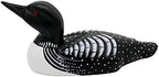 CVHOMEDECO. Primitives Hand Engraving and Painted Wood Loon Farmhouse Figurine Decorative Accent, 10-1/4 Inch by CVHOMEDECO
