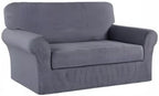 Turquoize Stretch Sofa Slipcover 2 Pieces Sofa Cover Couch Cover - Image 8