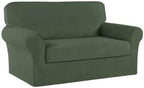 Turquoize Stretch Sofa Slipcover 2 Pieces Sofa Cover Couch Cover - Image 8