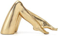 Golden Legs Sculpture Resin Statues Home Decor (Bowed Leg) by Zonlulizs