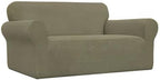 Easy-Going Stretch Loveseat Couch Covers Washable Khaki | 1-Piece Loveseat - Image 8