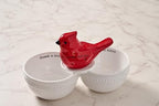 Mud Pie Light Up Cardinal Sitter, Red Ceramic LED Cardinal Bird Decor - Image 4