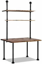Computer Desk with Storage Shelves, Home Office Writing Desk, Bookshelf Laptop - Image 10