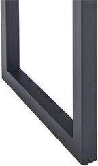 Claremont Rustic Wood Nesting End Tables, Solid Wood and Black-Finished Metal - Image 7