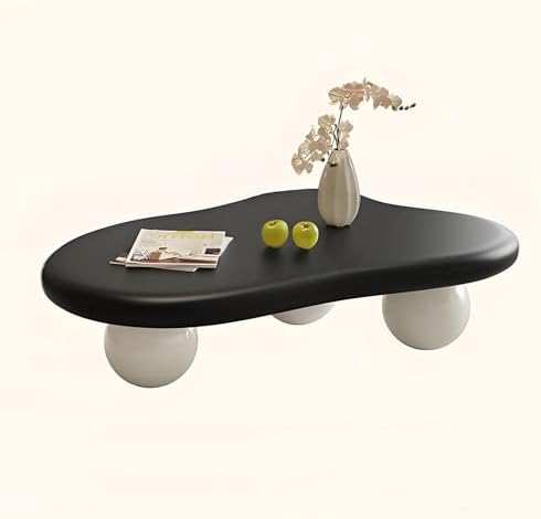Vintage Cream Coffee Table by Unknown