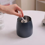 Large Ashtray with Lid for Cigarette, Stainless Steel Smokeless Odorless Windproof Ash tray for Home Office Tabletop Outside Patio Outdoor Balcony(3.93''x3.2''x3.82'') - Image 6