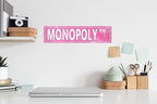 Pink Monopoly Rm Game Wall Decor Metal Tin Signs Street Poster Cute Room Decor For Teen Girls 4x16 Inch - Image 4