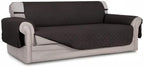 Easy-Going Reversible Couch Cover, 3 Cushion Sofa, Chocolate/Chocolate | Large - Image 9