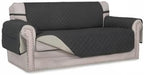 Easy-Going Reversible Couch Cover, 2 Cushion Sofa, Darkgray/Beige | Oversized - Image 7