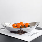 Modern Mirror Polished Stainless Steel Decorative Oval Bowl, Multipurpose Bowl for Kitchen Counter, Coffee Table Centerpiece, Elegant Home Decor Accent for Living Room, Entryway - Image 3