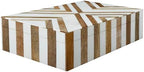 Handicrafts Home Large Decorative Wooden Storage Box with Lid,10x6x2.5 In by HandicraftsHome