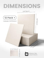 Fluxynara Felt Bulletin Board & Cork Board Alternative 48'' x 36'' - 12 Pack - Image 2