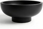 OAKOA Black Decorative Bowl for Home Decor - Black Fruit Bowl Decorative by OAKOAHome