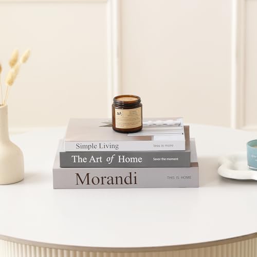 Aesthetic Decorative Books,Set of 3 Fake Books Storage Boxes(Beige) - Image 2