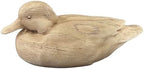 Hymmah Duck Home Decor Statue Rustic Home Decorations for Living Room, Boho Sculpture Resin Animal Collectible Figurines for Indoor Decor (Beige) by Hymmah