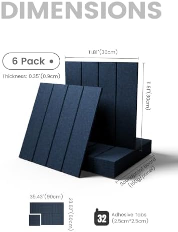 Fluxynara Felt Bulletin Board & Cork Board Alternative 36'' x 24'' - 6 Pack - Image 2
