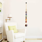 7 Chakra Healing Crystals Feng Shui Hanging Ornament Car Ornament Meditation Hanging Ornament Window Ornament for Home Decor Party Decor - Image 5