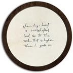 CFFJLHN Christian Bible Wall Art Decor, Psalm 69 Bible Verse Religious Scripture Round Wood Hanging Wall Decor for Home Bedroom Living Room Church Prayer Room, 10x10 Inch by Unknown