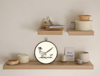 Cowboy Roadrunner Round Wall Decor, Western Decors for Home, Printed Canvas Wall Hanging for Bedroom Kitchen Office, Round Wall Decoration, Ranch Hanging, Circular Wall Hanging with Hooks,8 - Image 4