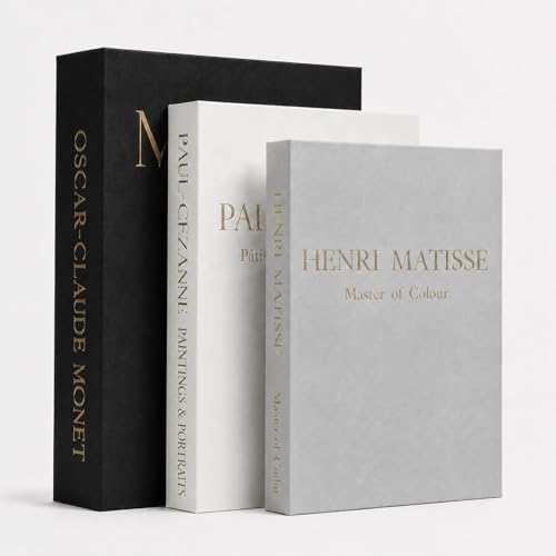 Decorative Books for Home Decor, Set of 3 Linen Fake Books, Blue by Unknown