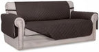 Easy-Going Reversible Couch Cover, 2 Cushion Sofa, Chocolate/Chocolate | - Image 8