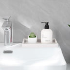 Bathroom Vanity Tray Dish Soap Holder Sink Organizer, Greyish White - Image 2